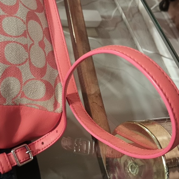 Orange And Tan Coach Bag - Picture 6 of 14